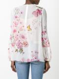 floral print blouse 