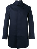 concealed button coat