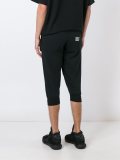 logo print cropped joggers