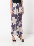 floral print trousers