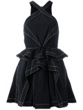 ruffled mini dress