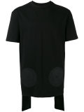 rear slit layer T-shirt  