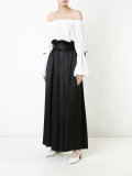 belted palazzo trousers 