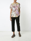 abstract print T-shurt