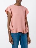 ruffled blouse