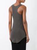 curved hem tank top