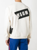 logo print sweatshirt