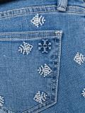 embroidered jeans