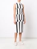 striped pencil skirt
