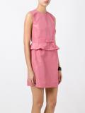 ruffled waistband dress