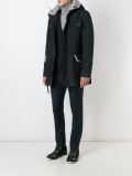 hood trim parka jacket