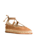 ankle wrap-tie espadrilles