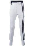 striped trim track pants 