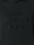 embroidered hoodie