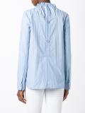 ruffle collar poplin top