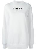 I feel Love printed sweatshirt