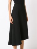asymmetric midi skirt