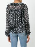 floral print blouse 