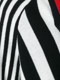 striped open cardigan