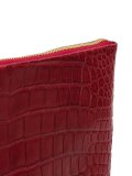 top zip clutch