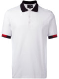 tipped cuff polo shirt