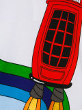 rocket phone box print T-shirt
