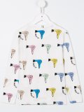 hair dryer print T-shirt