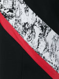 contrast panel track pants 