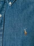 button-down denim shirt