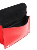 flap closure tote bag