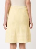 high-waisted knit skirt