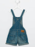 studded short dungarees