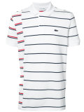 stripe polo shirt