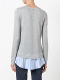 shirt trim sweatshirt 
