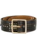 embossed studded belt