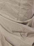 Asymmetric ruched midi skirt