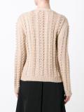 pearl embroidery cardigan