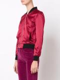 zipped bomber jacket 