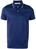 contrasting collar polo shirt