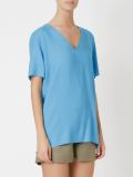 v-neck blouse
