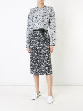 knitted floral jumper 