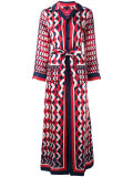 geometric shirt dress