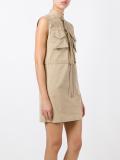sleeveless shirt dress
