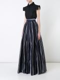 pleated wide-leg trousers