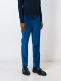 velvet tailored trousers