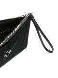 velvet 'Lee' clutch