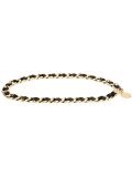 CC logo charm chain belt