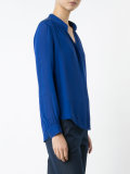 band collar blouse