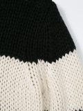 contrast stripe jumper
