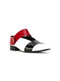 leather ballerinas